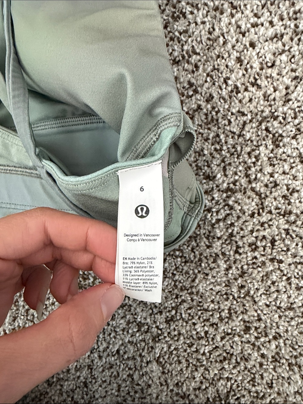 lululemon athletica energy long line Sports Bra - Picture 5 of 6